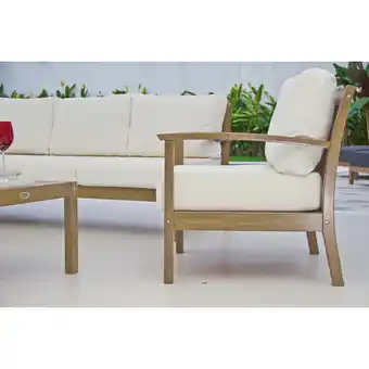 Netto Marken-Discount Tramontina Sofa 1 Seat - Natural 72,5 x 75 x 75 cm Angebot