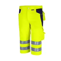 Netto Marken-Discount QUALITEX HIGH QUALITY WORKWEAR Shorts PRO WS warngelb/marine Damen: 48 Herren: 54 Angebot