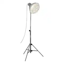 Netto Marken-Discount BRILLIANT Lampe RINGS Standleuchte grau Beton Mit Fußschalter I In der Höhe einstellbar Angebot