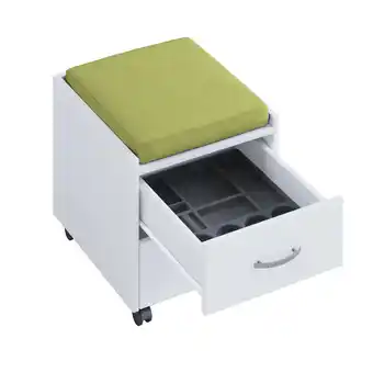 Netto Marken-Discount nonjoo. Offiice Container Set Qubik-white mit Sitzkissen versch. Farben Angebot