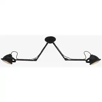 Netto Marken-Discount BRILLIANT Lampe Carmen Deckenspot 2flg schwarz korund Angebot