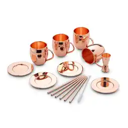 Netto Marken-Discount Echtwerk Moscow Mule Becher Set 13tlg aus Edelstahl Angebot