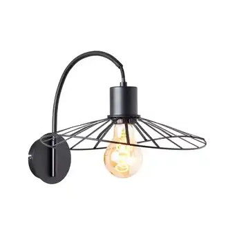 Netto Marken-Discount BRILLIANT Lampe, Leika Wandleuchte schwarz matt, 1x A60, E27, 52W, Für LED-Leuchtmittel geeignet Angebot