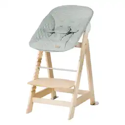 Netto Marken-Discount Treppenhochstuhl 'Born Up' Set 2in1, natur, mit Liegefunktion/ -aufsatz 'roba Style' frosty green Angebot