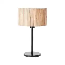 Netto Marken-Discount BRILLIANT Lampe, Wimea Tischleuchte schwarz/natur, 1x A60, E27, 52W, Mit Schnurzwischenschalter Angebot