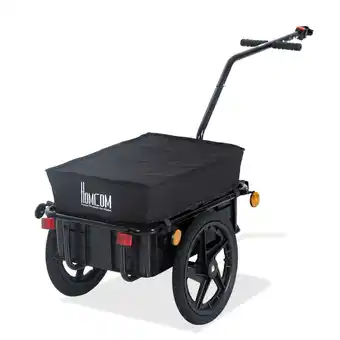 Netto Marken-Discount HOMCOM Lastenanhänger Stahlrohrrahmen, Oxford-Gewebe, PP Angebot