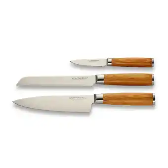 Netto Marken-Discount Echtwerk Damaszener Messer Set 3tlg Angebot