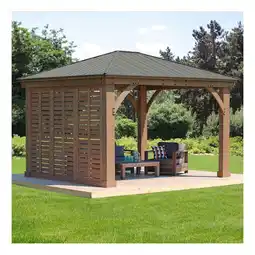 Netto Marken-Discount Westmann Seitenwand für Holz Pavillon Devon - versch. Ausführungen Angebot