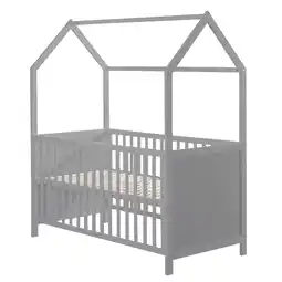 Netto Marken-Discount Hausbett 70 x 140 cm, FSC zertifiziert, Kombi-Kinderbett, taupe, 3-fach verstellbar, umbaubar Angebot