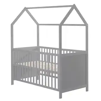 Netto Marken-Discount Hausbett 70 x 140 cm, FSC zertifiziert, Kombi-Kinderbett, taupe, 3-fach verstellbar, umbaubar Angebot