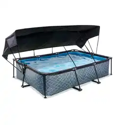 Netto Marken-Discount EXIT Frame Pool 300x200x65cm mit Filterpumpe und Sonnensegel, versch. Ausführungen Angebot