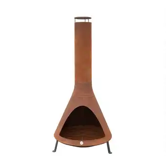 Netto Marken-Discount Westmann Feuerstelle inkl. Rauchablass rost Angebot