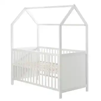 Netto Marken-Discount Hausbett 70 x 140 cm, FSC zertifiziert, Kombi-Kinderbett, weiß, 3-fach verstellbar, umbaubar Angebot