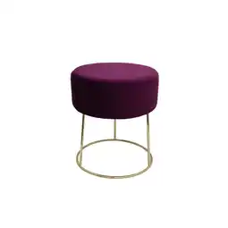 Netto Marken-Discount Echtwerk Sitzocker Marylin mit Samtbezug Angebot