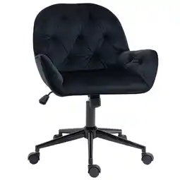 Netto Marken-Discount Vinsetto Bürosessel Schaumstoff, Metall, samtartiges Polyester Angebot