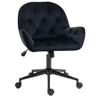 Netto Marken-Discount Vinsetto Bürosessel Schaumstoff, Metall, samtartiges Polyester Angebot