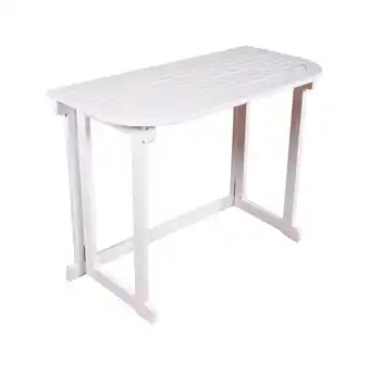 Netto Marken-Discount Garden Pleasure Balkon-Tisch MANILA Holz Esstisch Garten Möbel Balkontisch Tisch Angebot