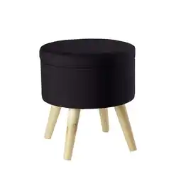 Netto Marken-Discount Echtwerk Sitzhocker MAX mit Holzfüßen Angebot
