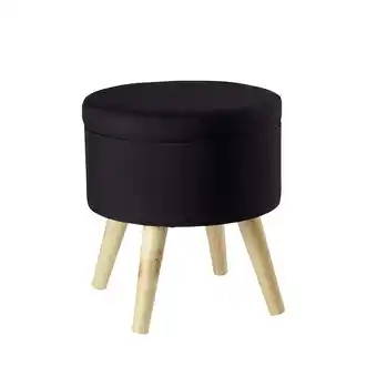 Netto Marken-Discount Echtwerk Sitzhocker MAX mit Holzfüßen Angebot