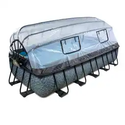 Netto Marken-Discount EXIT Frame Pool 540x250x100cm mit Sandfilterpumpe und Abdeckung, versch. Ausführungen Angebot