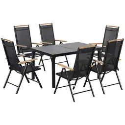 Netto Marken-Discount Outsunny Gartenmöbel-Set Aluminium, Plastic Angebot