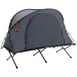Netto Marken-Discount Outsunny Feldbett Polyester, Oxford, Aluminium, Glasfaser Angebot
