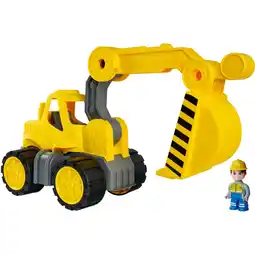 Netto Marken-Discount BIG Spielfahrzeug Power-Worker Bagger + Figur Angebot