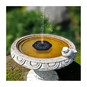 Netto Marken-Discount GARVIDA Solar-Gartenfontäne 3,7V schwarz inkl. 6 Sprühaufsätze Angebot