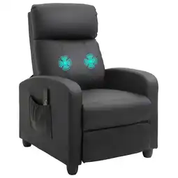 Netto Marken-Discount HOMCOM Massagesessel PU, Schaumstoff, Kunststoff Angebot