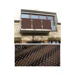 Netto Marken-Discount Polyrattan PVC Sichtschutz Matte 300x90 Balkon Zaun Windschutz braun meliert Angebot