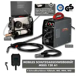 Netto Marken-Discount Mauk Mobiles Schutzgasschweißgerät MSGS 120 Angebot