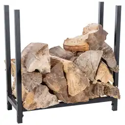 Netto Marken-Discount CLP Kaminholzständer Irondale I Robuster Kaminholzständer Aus Metall I Stapelhilfe Für Brennholz Angebot