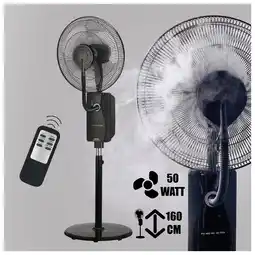 Netto Marken-Discount MAUK 16 Ventilator mit Sprüh - Nebel - Kühlung 80W Angebot