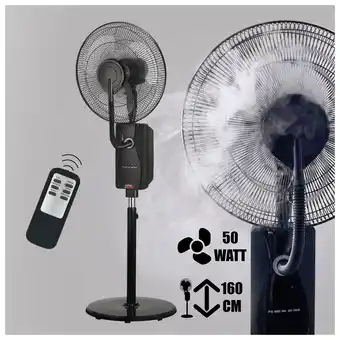 Netto Marken-Discount MAUK 16 Ventilator mit Sprüh - Nebel - Kühlung 80W Angebot