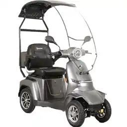 Netto Marken-Discount GreenStreet Elektromobil E-Mover Deluxe 1000 W 20 km/h dunkelgrau inkl. Topcase und Dach Angebot