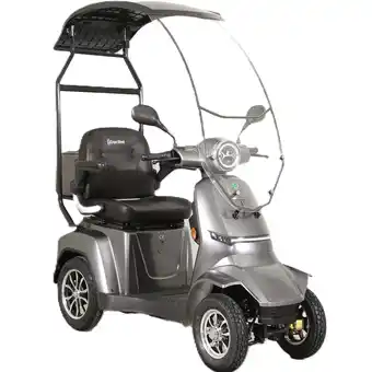 Netto Marken-Discount GreenStreet Elektromobil E-Mover Deluxe 1000 W 20 km/h dunkelgrau inkl. Topcase und Dach Angebot