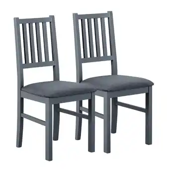 Netto Marken-Discount Inter Link Esszimmerstuhl Westerland - 2er Set - versch. Farben - Grau Angebot