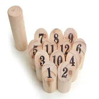 Netto Marken-Discount Ocean5 Wurfspiel Nummern Kubb Angebot