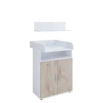 Netto Marken-Discount nonjoo. Babyzimmer Hanna Kommode mit Wickelaufsatz und Wandboard Angebot