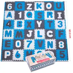 Netto Marken-Discount Pink Papaya Puzzlematte mit Zahlen und Buchstaben Kids Zone - Türkis Angebot