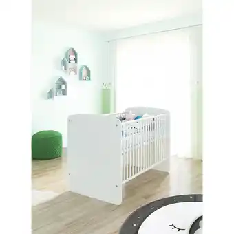 Netto Marken-Discount nonjoo. Babyzimmer Lunis Babybett 70 x 140 cm, Liegehöhe verstellbar, 3 Schlupfsprossen Angebot