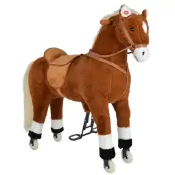 Netto Marken-Discount Pink Papaya Reitpferd auf Rollen Amigo - 90 cm Angebot