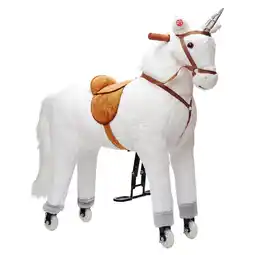 Netto Marken-Discount Pink Papaya Reitpferd auf Rollen Estrella - 90 cm Angebot