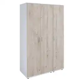 Netto Marken-Discount nonjoo. Babyzimmer Hanna Kleiderschrank 3-trg., mit Fachböden, Kleiderstange und Wäschefächern Angebot