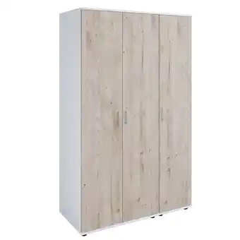 Netto Marken-Discount nonjoo. Babyzimmer Hanna Kleiderschrank 3-trg., mit Fachböden, Kleiderstange und Wäschefächern Angebot