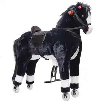 Netto Marken-Discount Pink Papaya Reitpferd auf Rollen Paco - 90 cm Angebot