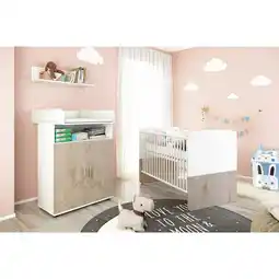 Netto Marken-Discount nonjoo. Babyzimmer Hanna Set 1: best. aus Babybett, Kommode, Wickelaufsatz und Wandboard Angebot