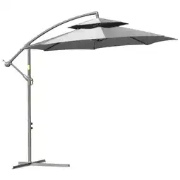 Netto Marken-Discount Outsunny Sonnenschirm Polyester, Stahl Angebot