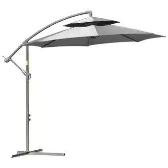 Netto Marken-Discount Outsunny Sonnenschirm Polyester, Stahl Angebot