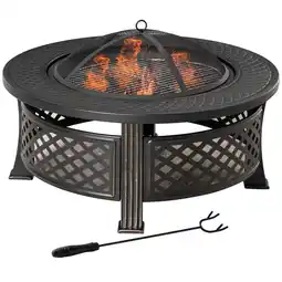 Netto Marken-Discount Outsunny Feuerschale Stahl, Polyester Angebot